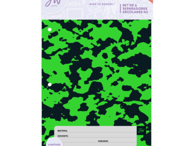 Separador escolar N3 FW x6 Stay Alert