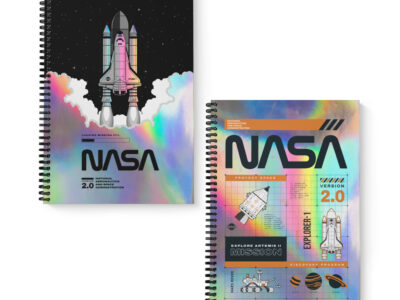 Cuaderno FWA4 Semirrigido NASA