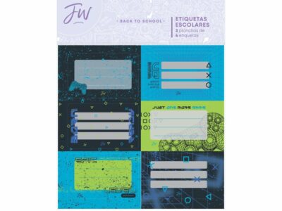 Set de etiquetas escolares FW X2 Game ON