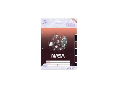 Separador escolar N3 con lengüeta FW x6 NASA Mission