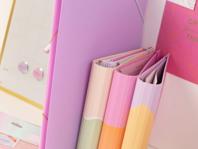 Carpeta FW 3 solapas A3 pastel polipropileno