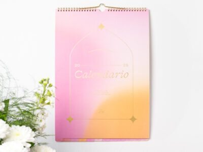 Calendario Mensual Pared FW  Colorful