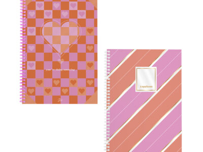 CUADERNO FW A4 SEMIRIGIDO PINK 80hjs