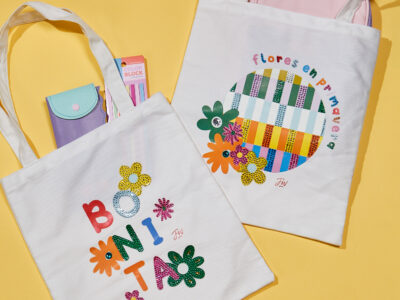 Tote Bag Gem Art colorblock