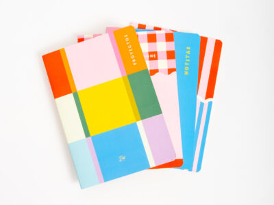 Set Cuadernos x4 colorblock