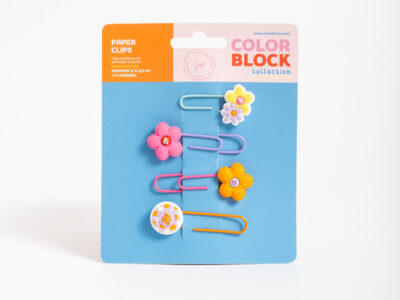 Clips x4 colorblock