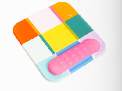 Mouse pad gel colorblock