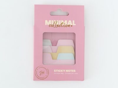 Notas adhesivas con Index  x6 colores minimal