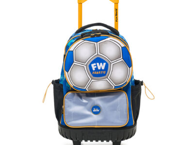 Mochila 18" Fun World con carro  y lunchera Fanatic