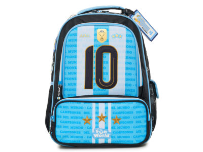 Mochila 17" Fun World de espalda  Campeones