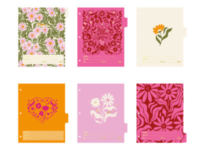 Separador Fun World  Escolar con lengüeta Bloom