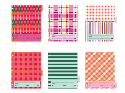 Separador Fun World  Escolar con lengüeta Colorblock