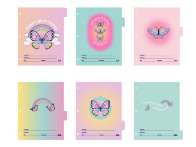 Separador Fun World  Escolar con lengüeta Colorful