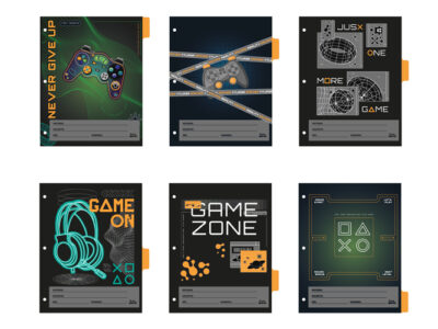 Separador Fun World  Escolar con lengüeta Game On