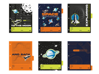 Separador Fun World  Escolar con lengüeta Space