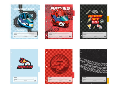 Separador Fun World  Escolar con lengüeta Race