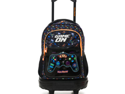 Mochila 18" Fun World con carro desmontable  Game on