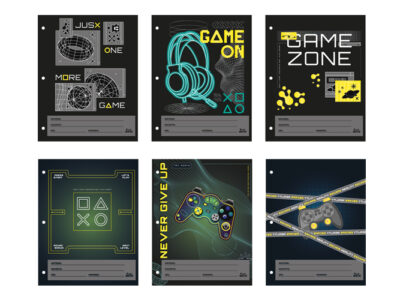 Separador Fun World Escolar sin lengüeta Game on